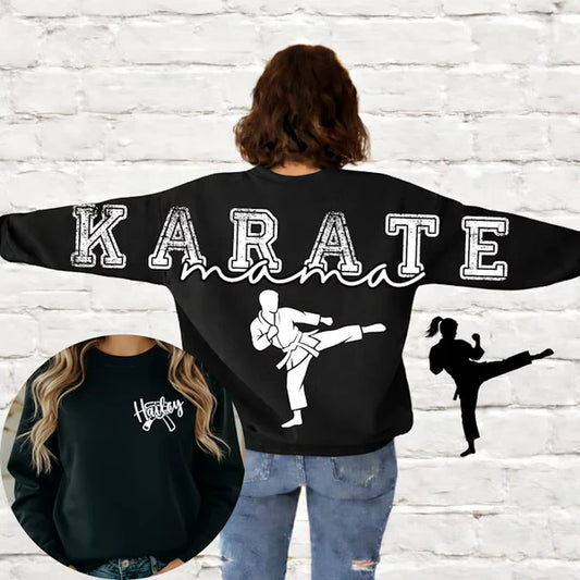 Long Distressed Karate And Pocket Name