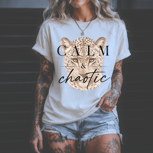 Calm And Chaotic Vintage Leopard