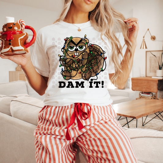 Christmas Dam It Beaver