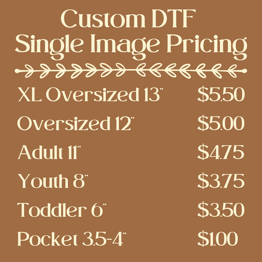 Custom DTF Single Image