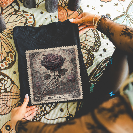 Death Rose Stamp