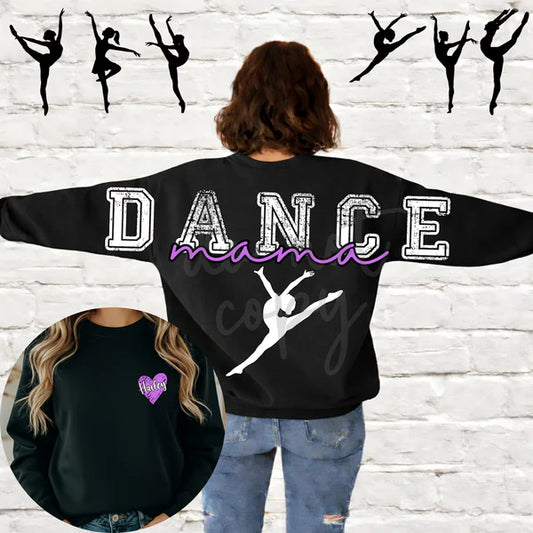 Long Distressed Dance With Name And Pocket Heart