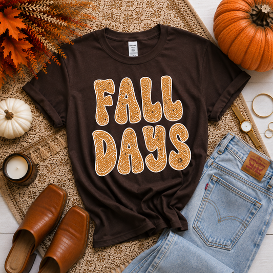 Fall Days Polka Dots
