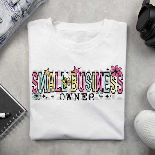 Floral And Stars Small Business Owner