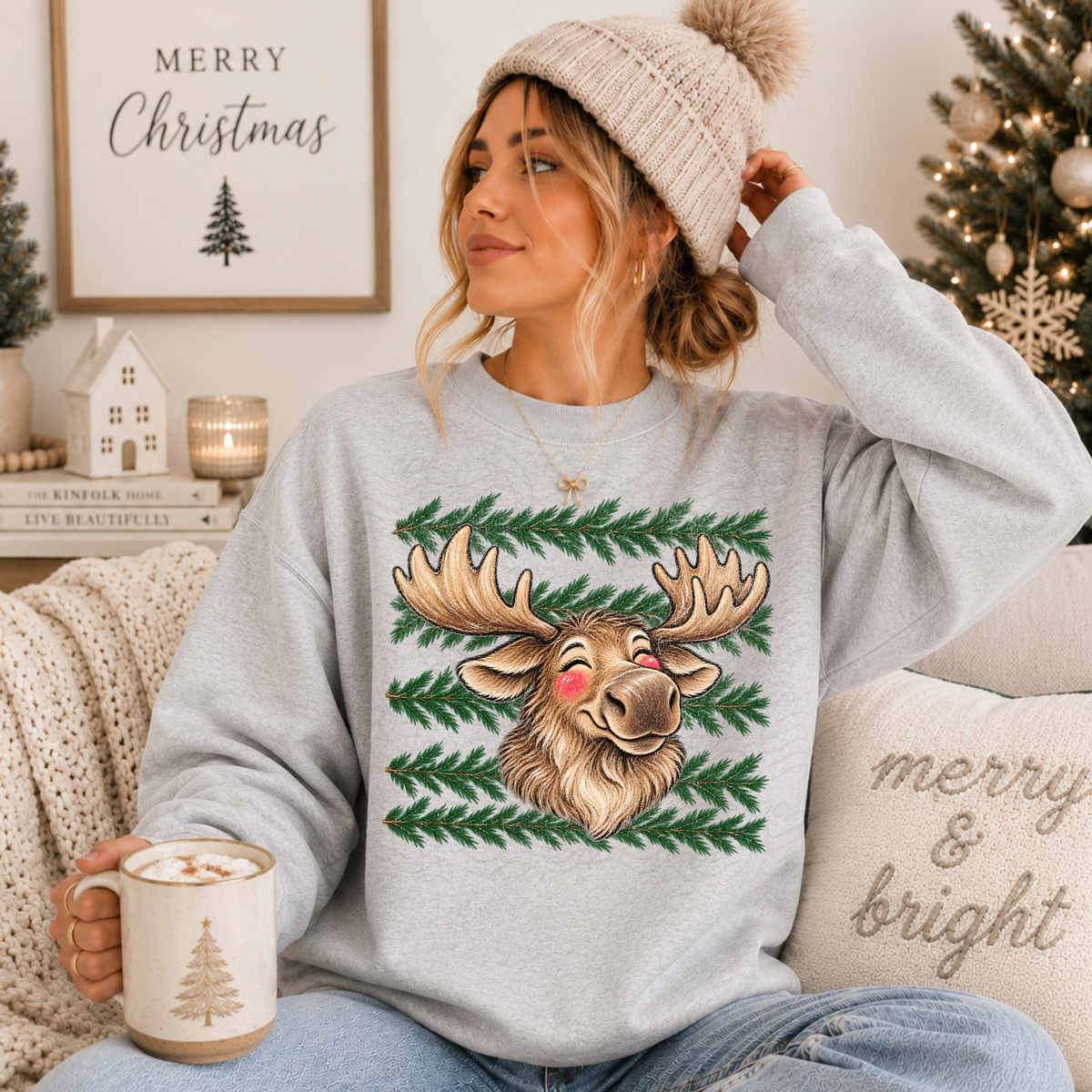 Garland Christmas Moose
