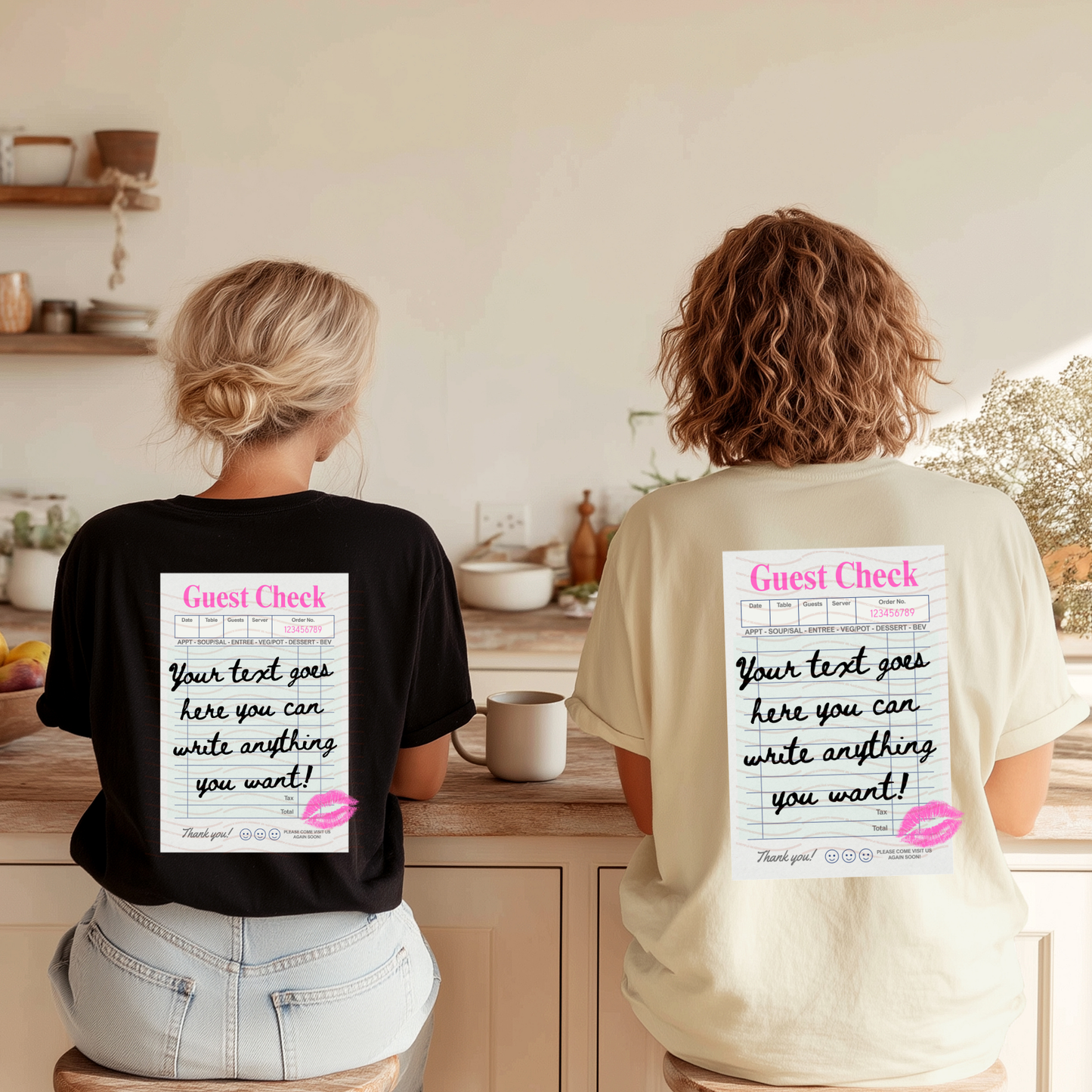 CUSTOMIZABLE - Guest Check