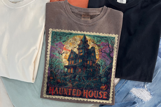 Haunted House Stamp