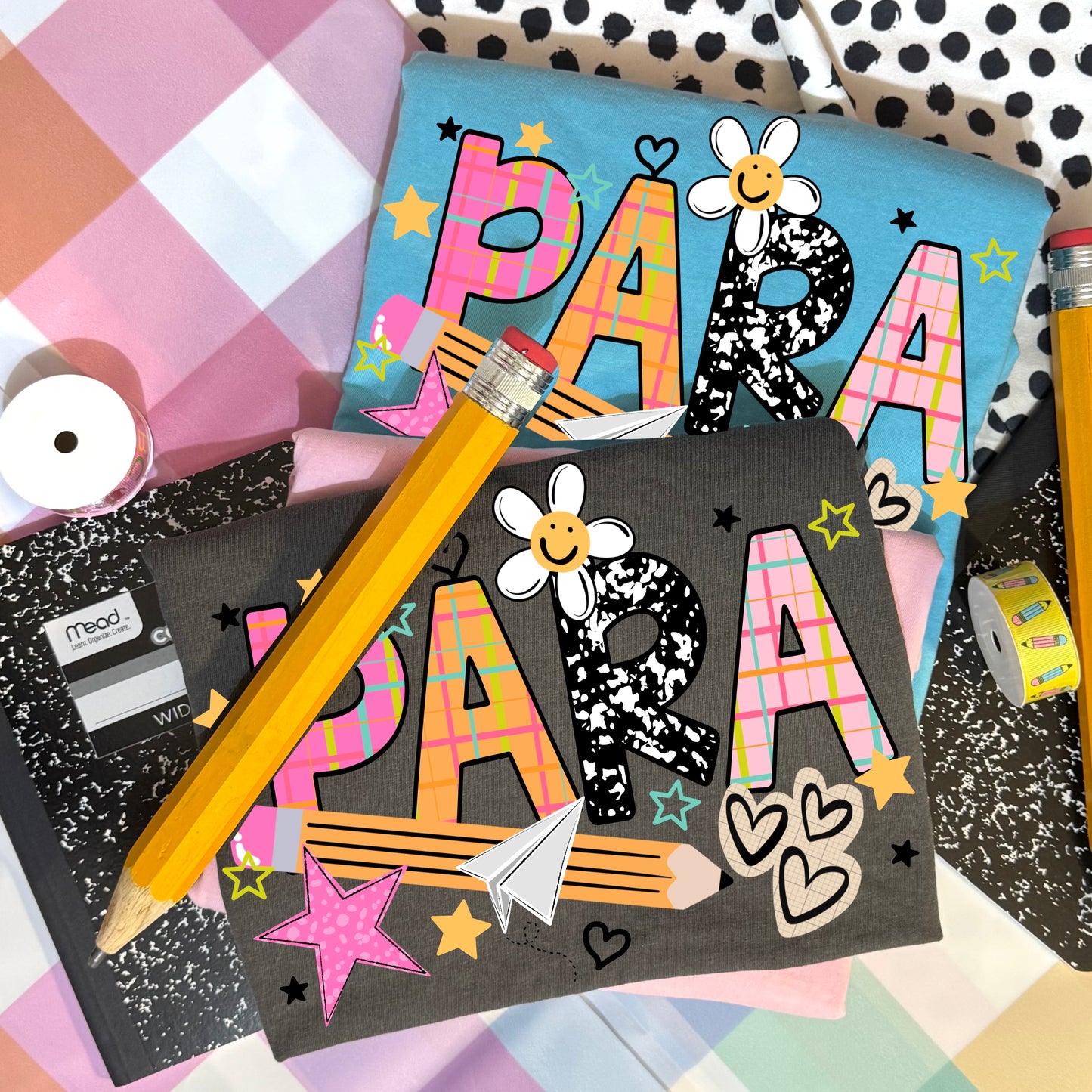 Para Pencil Happy Flower