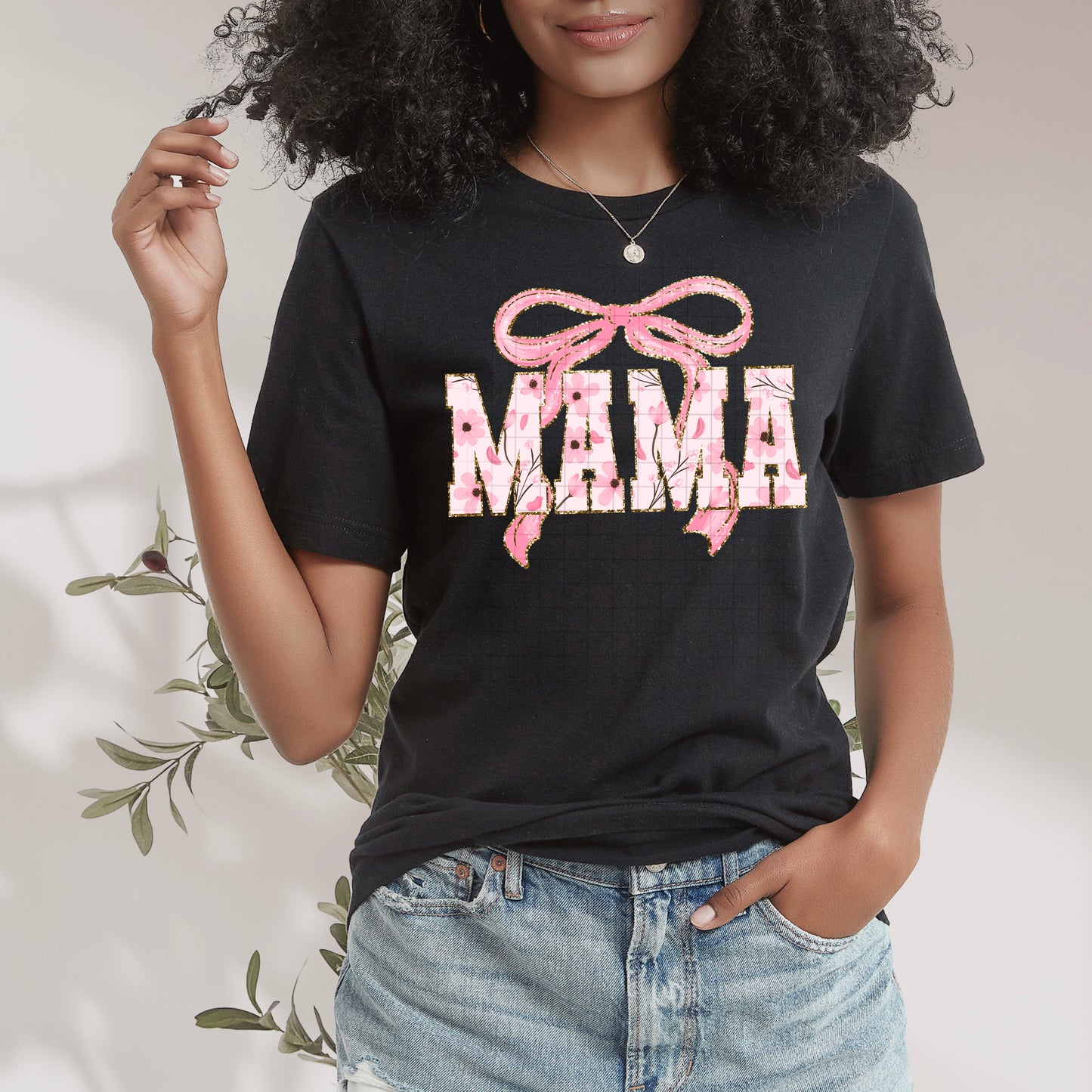 Floral Bow Mama