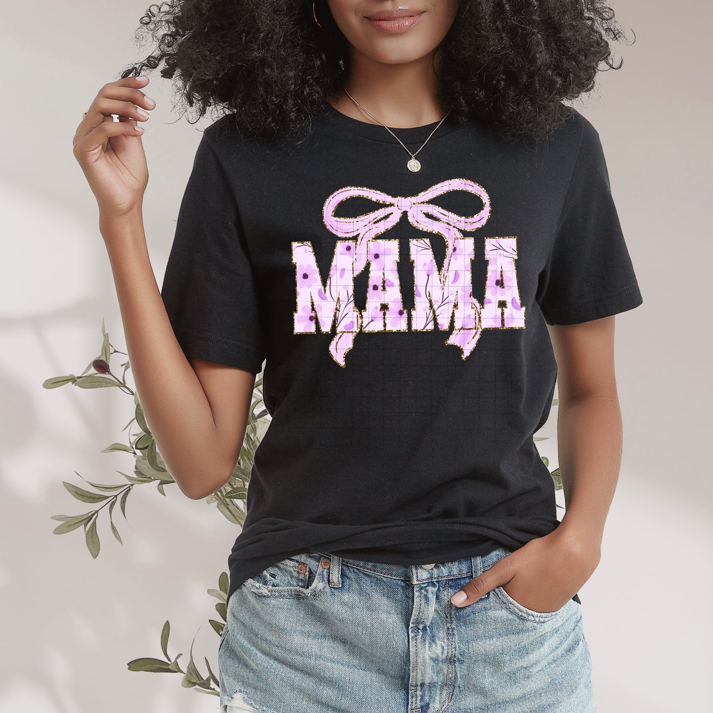 Floral Bow Mama