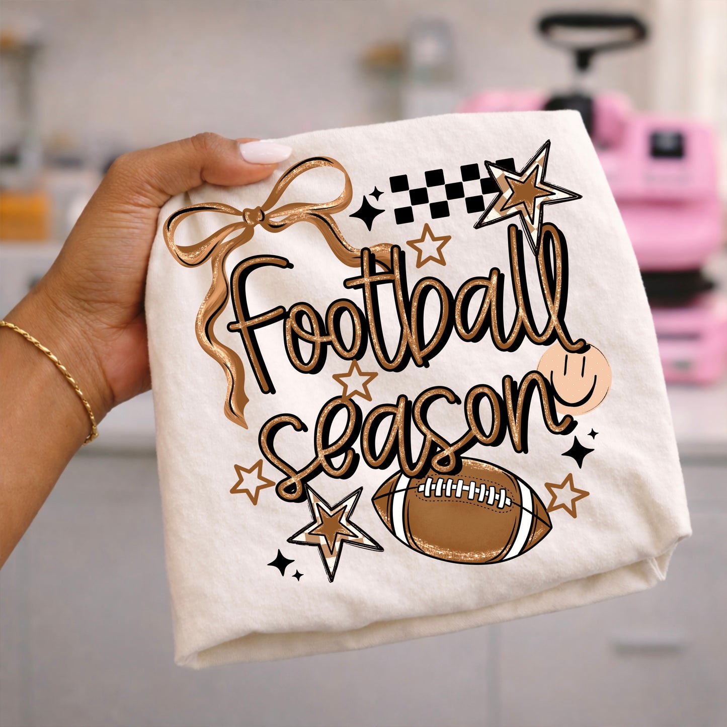 Football Season Bow