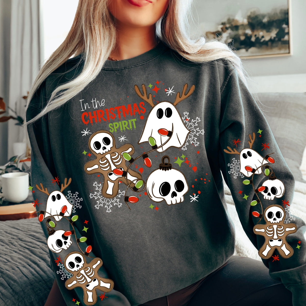 Skeleton Christmas Spirit