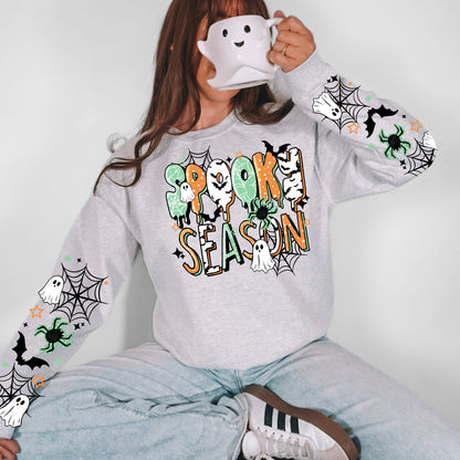Spooky Season Mint And Orange