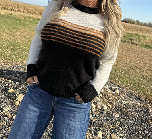 Color Block Sweater