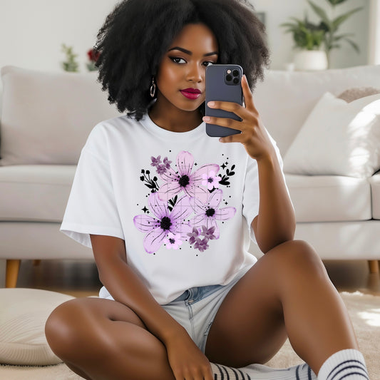 Purple Florals