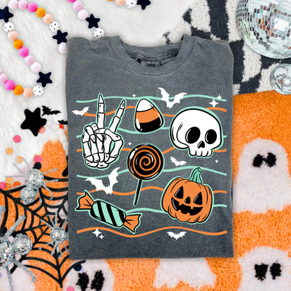 Spooky Things Wavy Lines