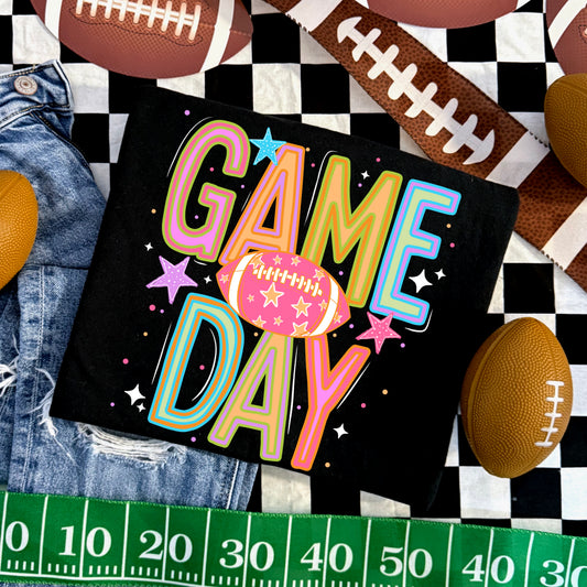Stars Colorful Game Day