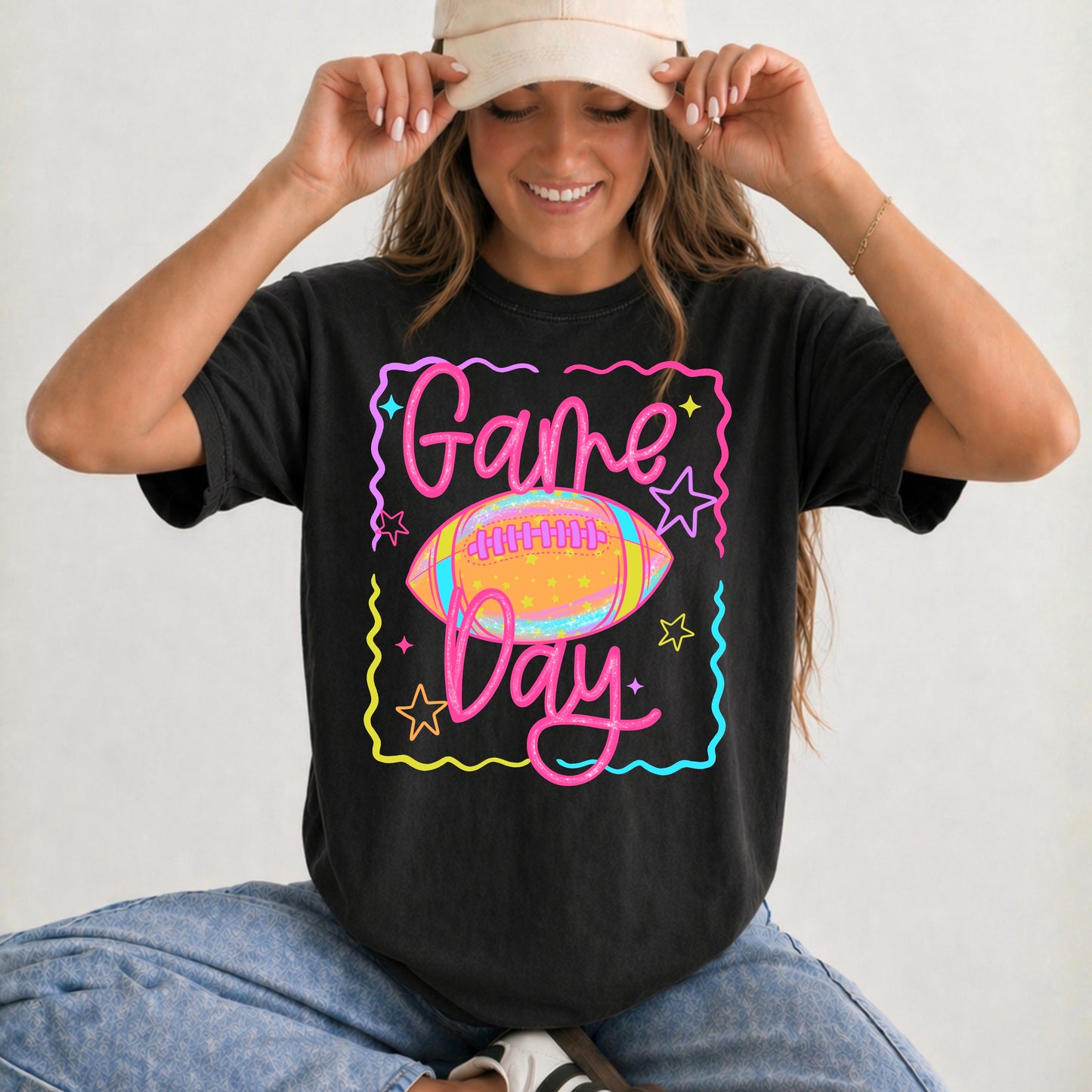 Game Day Football Colorful