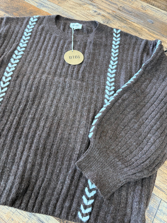 Brown Chunky Sweater