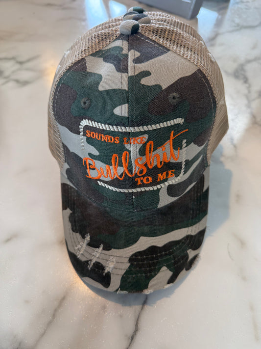 Embroidered Camo Sounds Like BS To Me (Light Mesh)