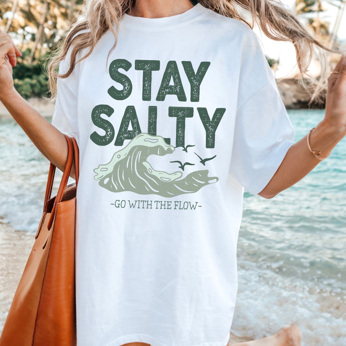 Stay Salty Wave And Birds