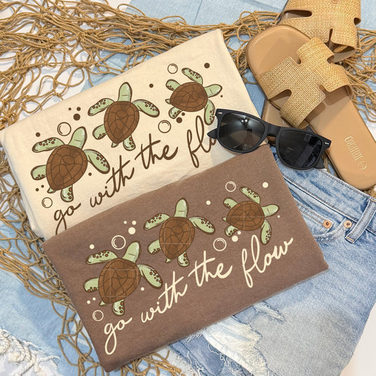 Turtles Go With The Flow