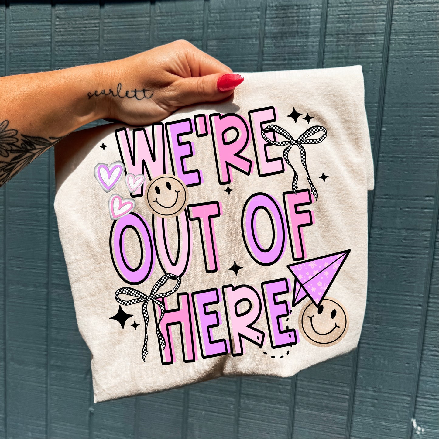 We're Out Of Here