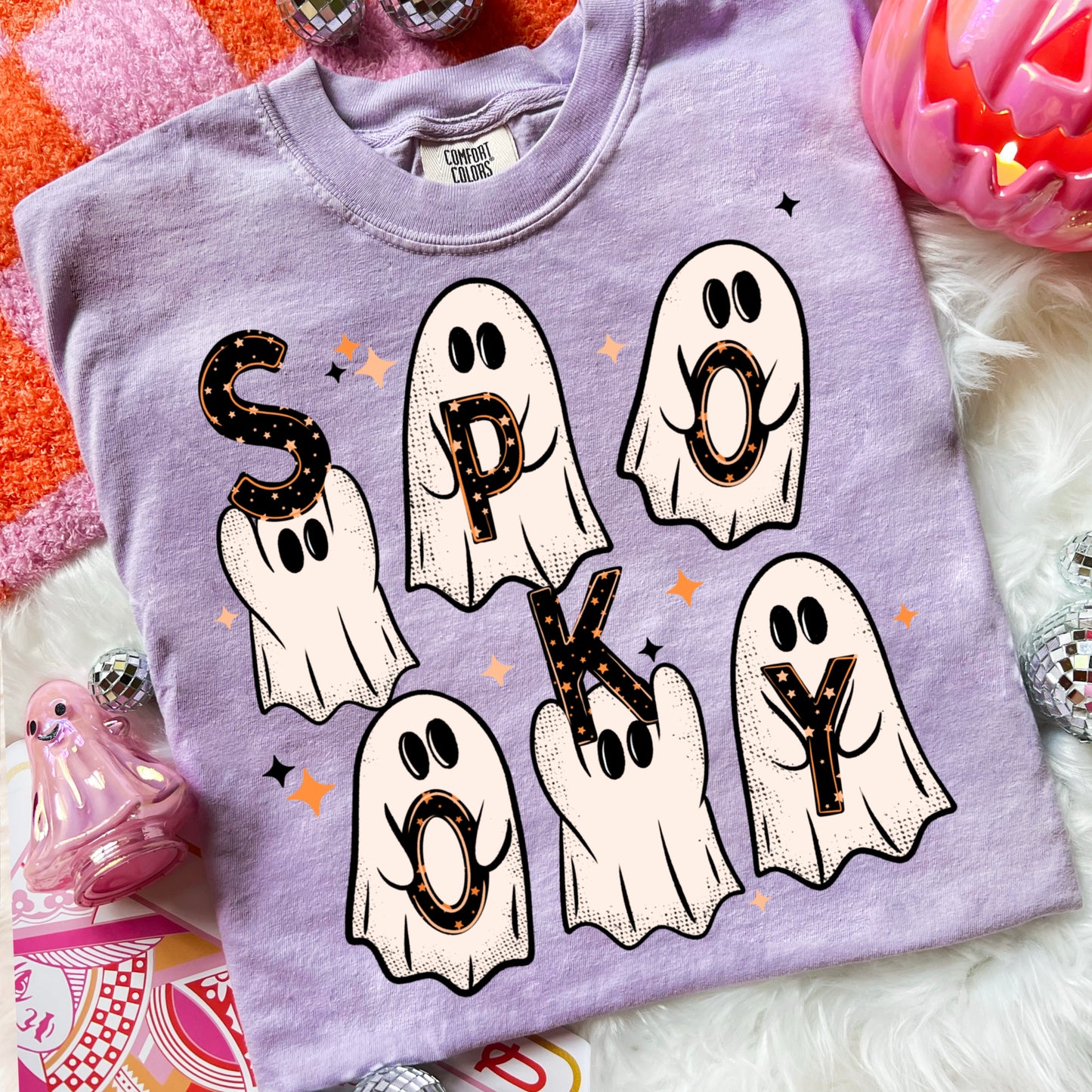 Spooky Stacked Ghosts