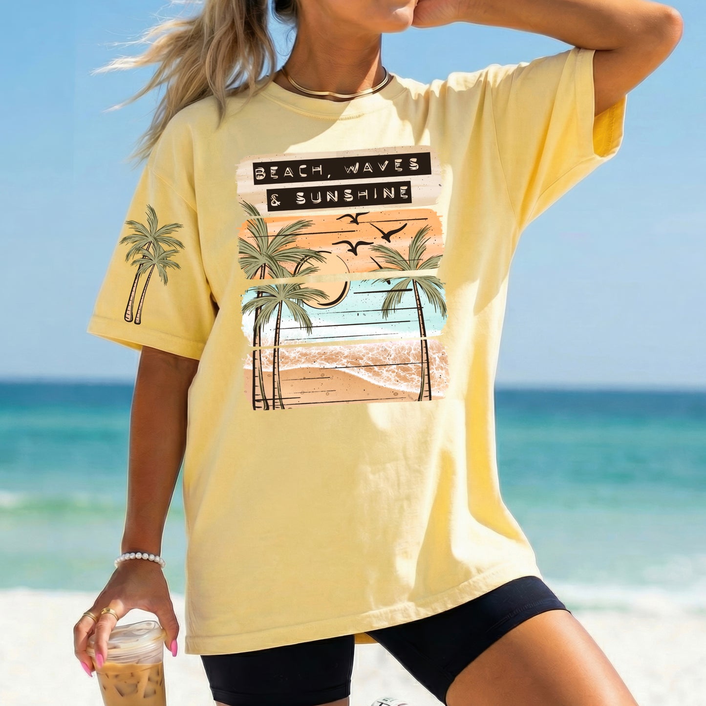 Beach Waves Sunshine