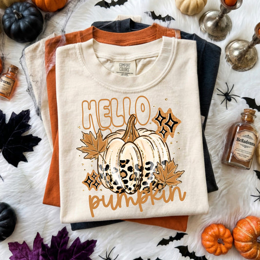 Half Leopard Hello Pumpkin