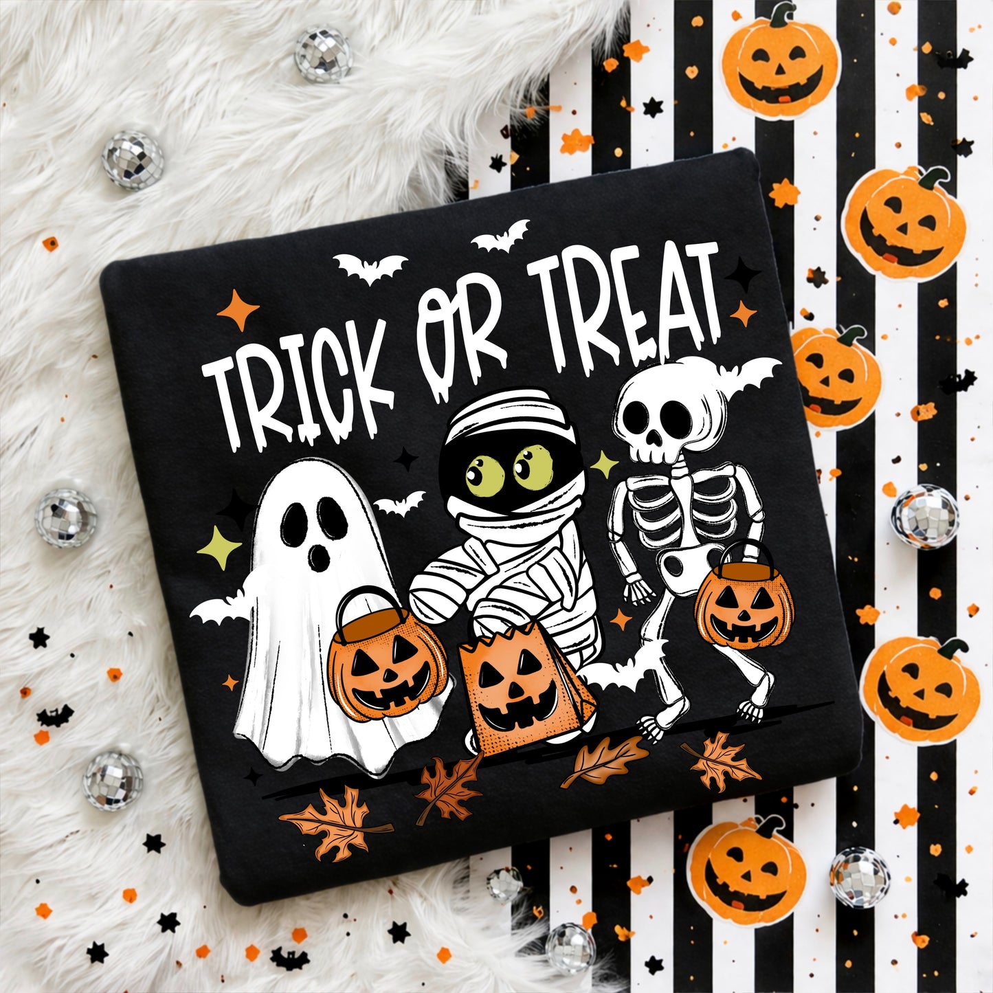 Ghost Mummy Skeleton Trick Or Treat