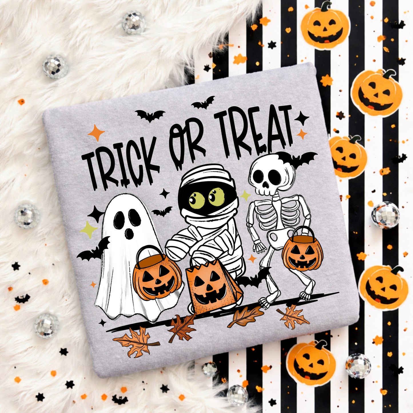 Ghost Mummy Skeleton Trick Or Treat