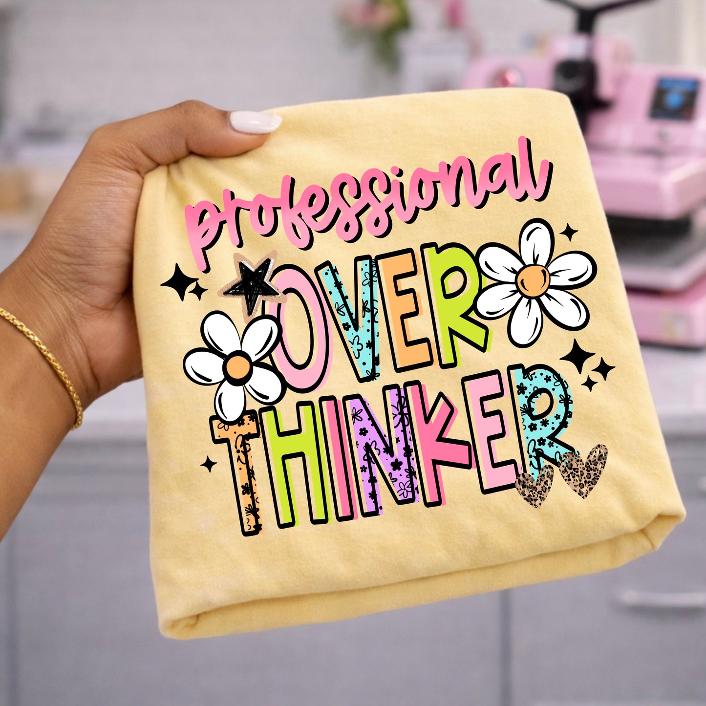 Floral Professional Overthinker