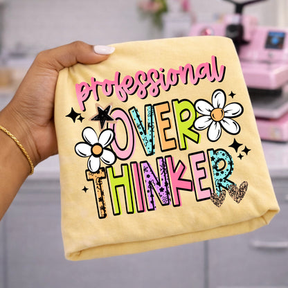 Floral Professional Overthinker