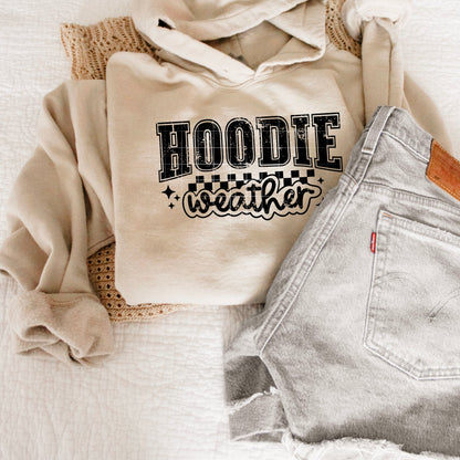 Checks Hoodie Weather