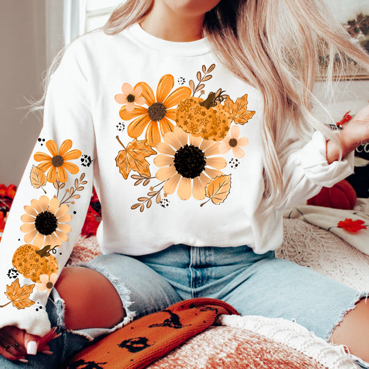Fall Pumpkin Florals
