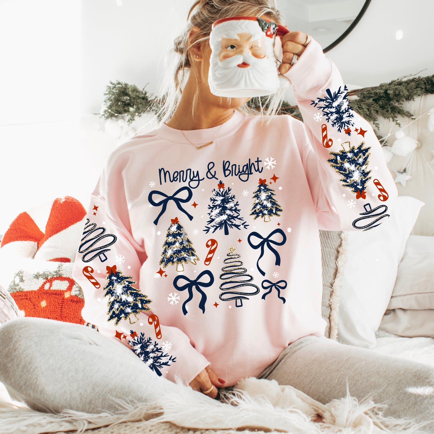 Merry And Bright Trees And Bows