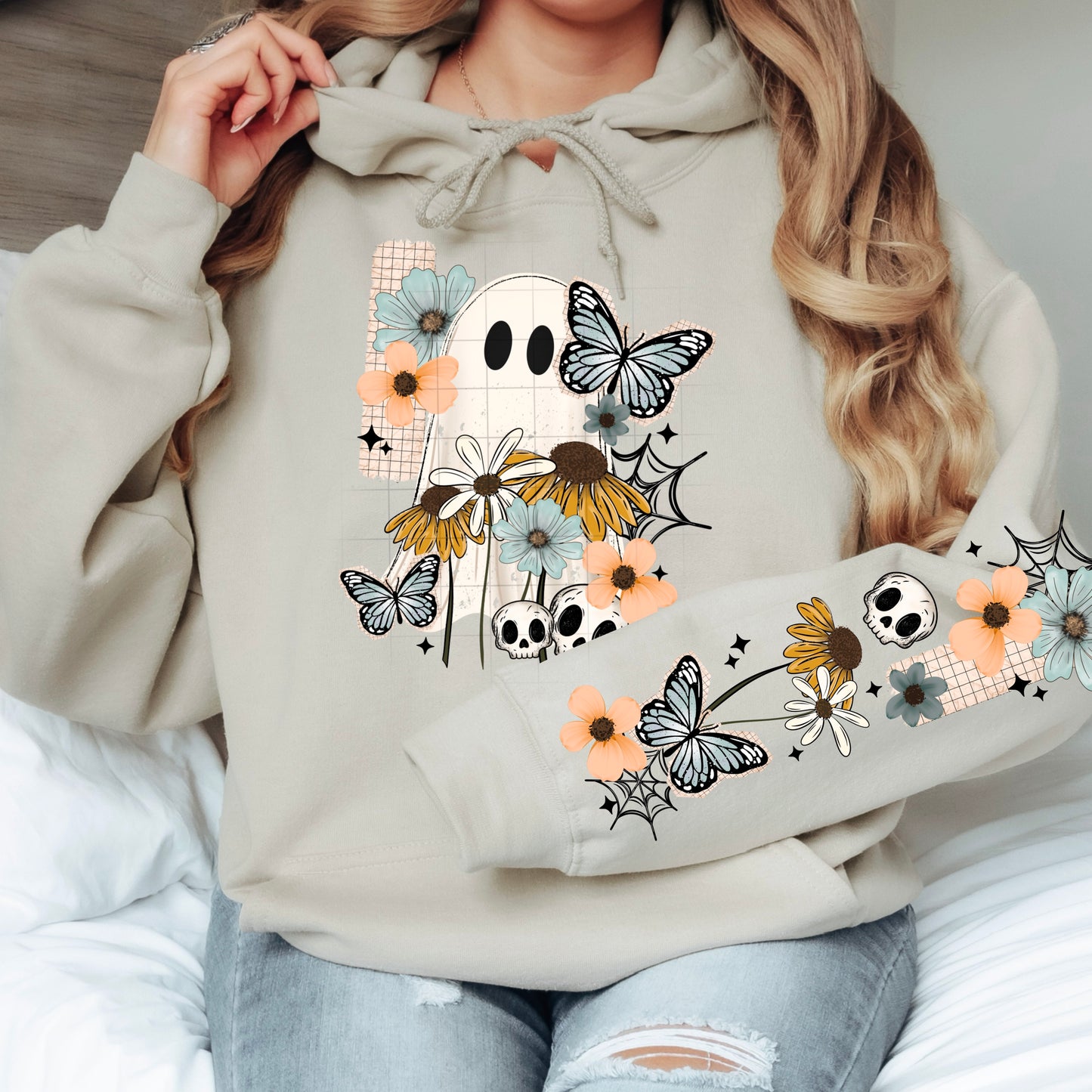 Floral Butterflies And Ghost