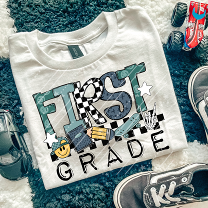 Boy Skateboard Grades And Professions