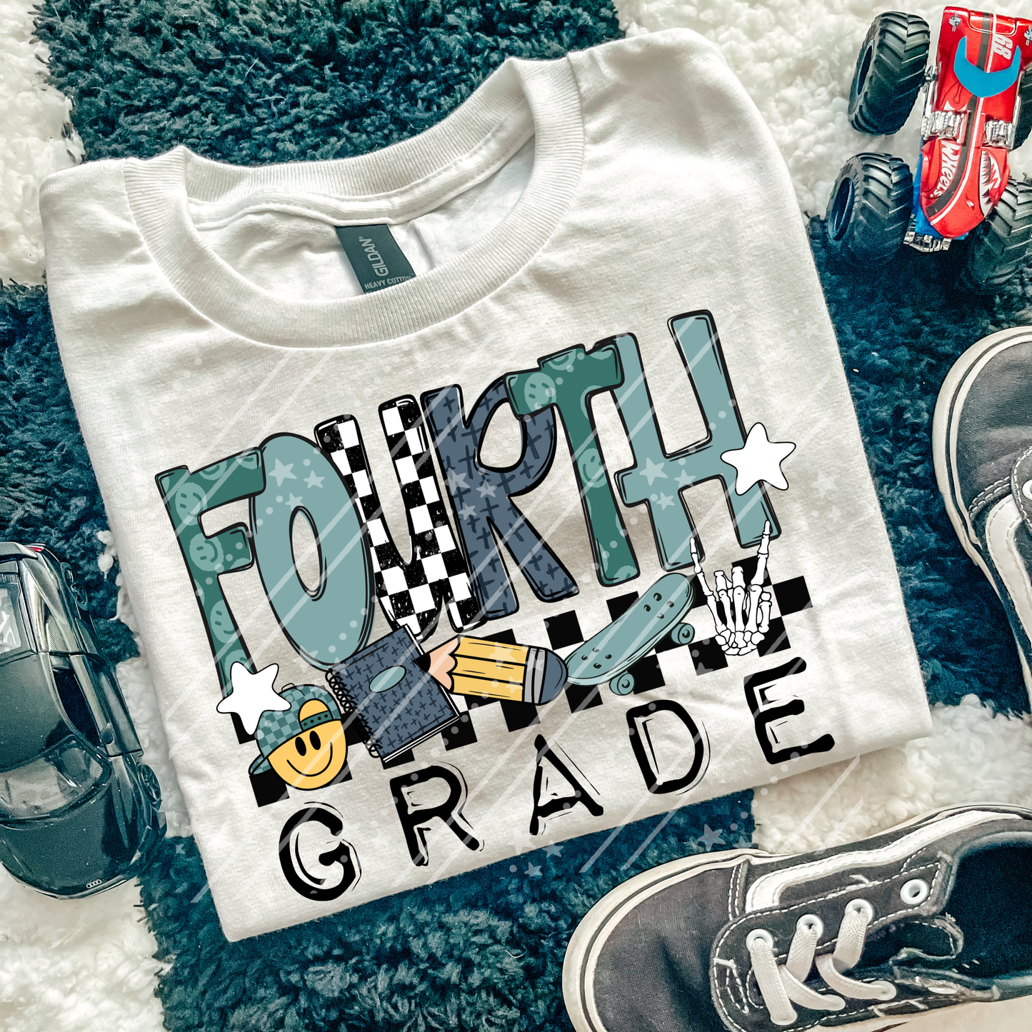 Boy Skateboard Grades And Professions