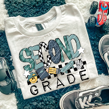 Boy Skateboard Grades And Professions