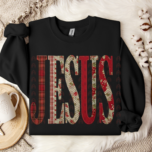 Jesus Patchwork Christmas