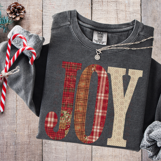 Joy Christmas Patchwork