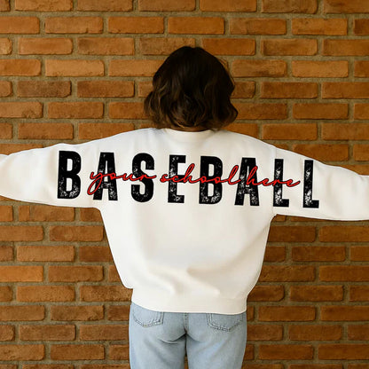 Long Distressed Baseball - CUSTOMIZABLE