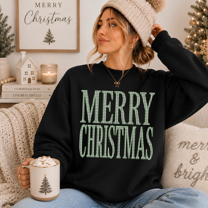 Merry Christmas Gingham