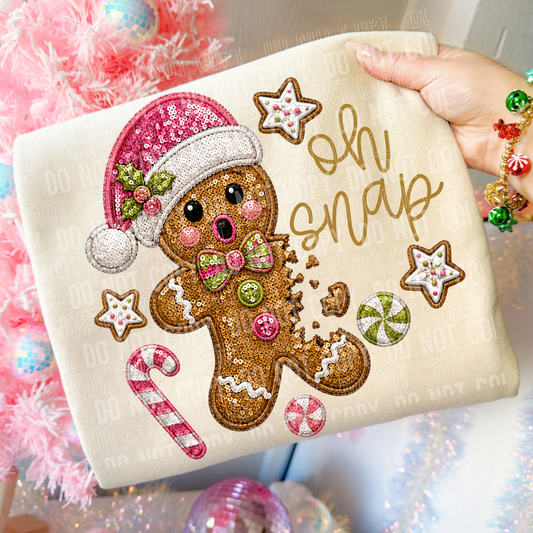 Oh Snap Gingerbread Man And Candy