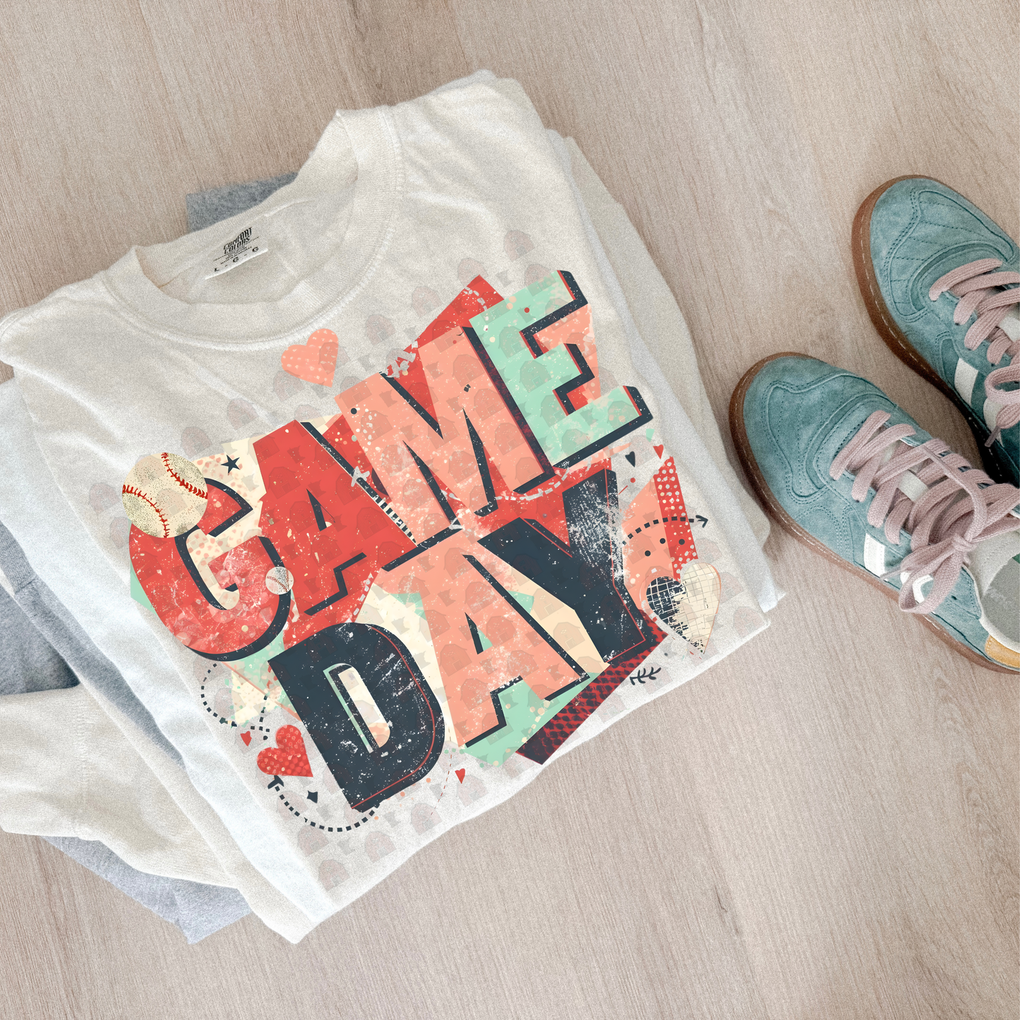 Retro Game Day Baseball