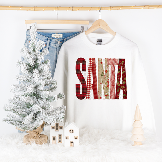 Santa Patchwork Christmas