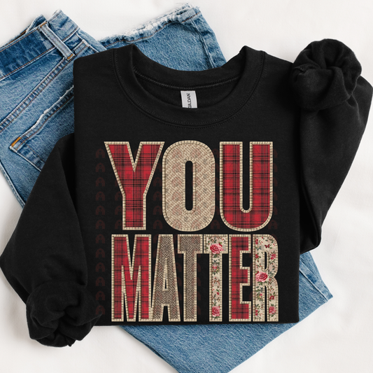 SEMI EXCLUSIVE - Quilted Patterned You Matter