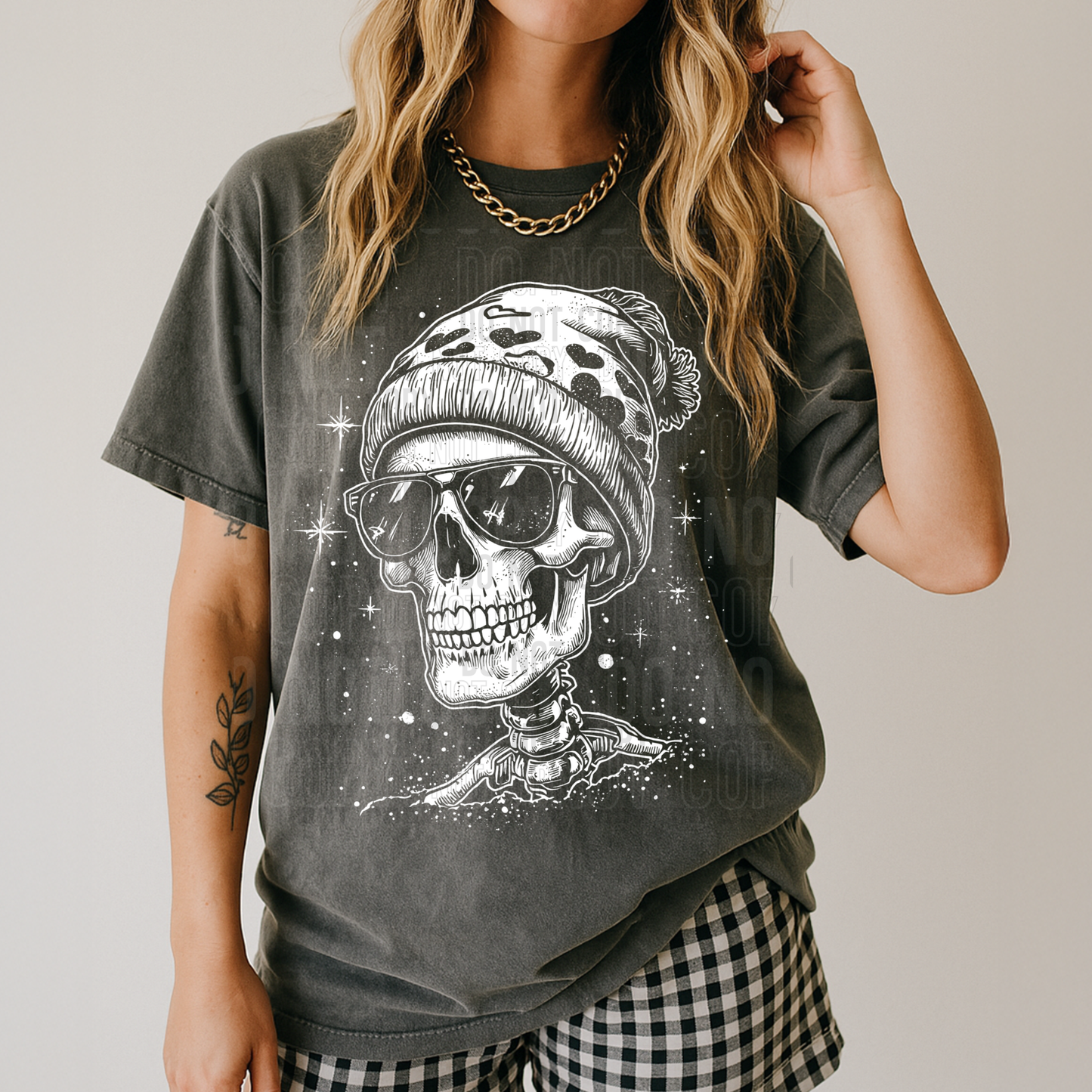 Skeleton Heart Splatter